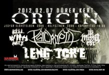 Origin, Psycroptic: közös lemezbemutató a Dürer Kertben flyer origin