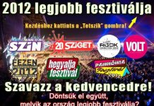 Legjobb fesztivál 2012 – szavazás Legjobb fesztivál 2012