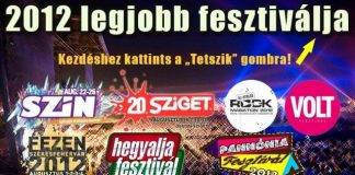 Legjobb fesztivál 2012