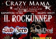 II. ROCKÜNNEP a Crazy Mamában – dec. 7. rockunnep2