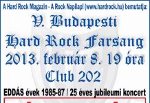 V. Budapesti Hard Rock Farsang HRM Farsang_2013_flyer