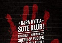 SOTE Klub – Március 27-én újra nyit a legendás klub! SOTE nyitobuli_flyer