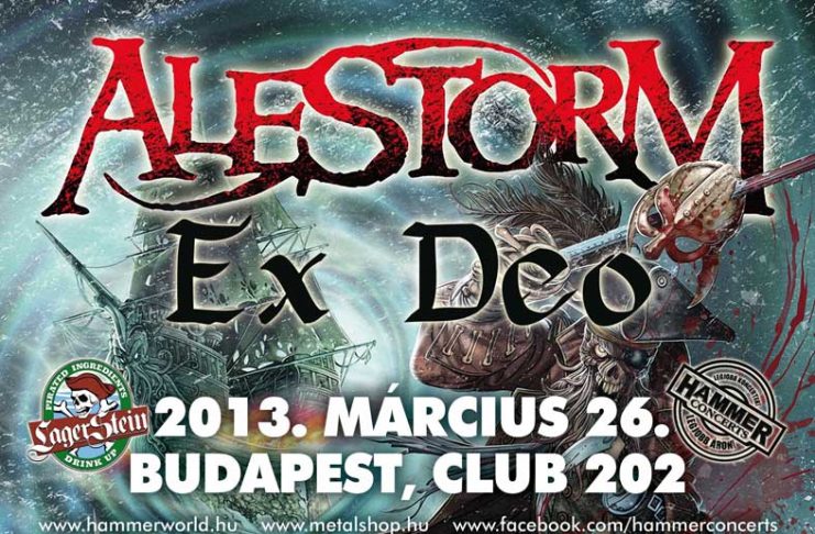 Alestorm – Kalózok és gladiátorok a Club 202-ben! alestorm 20130308
