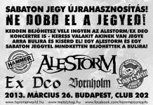 Sabaton – Ne dobd el a belépődet, mert a keddi Alestorm bulin újrahasznosíthatod! alestorm jegy_20130322