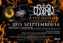 Ossian – A rossz idő miatt a PeCsa nagytermében lesz a ma esti lemezbemutató! ossian 20130914