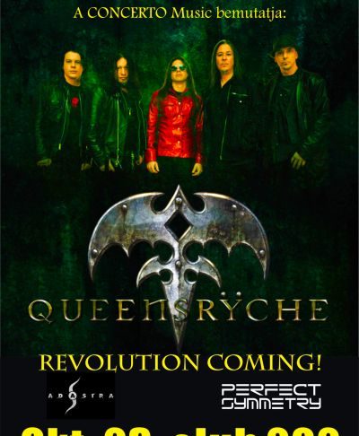 Jövőhéten A Club 202-ben játszik az amerikai prog metál legenda. queensryche flyer