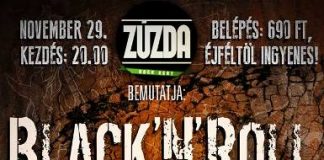 Zúzda Rock Kert – Black’N’Roll est BlackNRoll flyer 20131123
