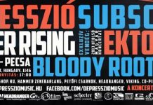 Depresszió, Subscribe, Ektomorf, Leander Rising, Sunset, Bloody Roots-November 23-án a Pecsában depiflyer