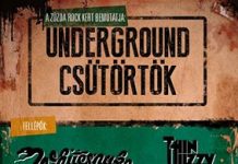 Underground csütörtök a Zúzda Rock Kertben underground flyer 20131113