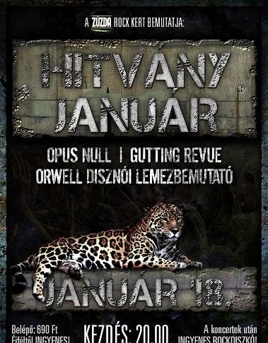 Zúzda Rock Kert – Hitvány Január HitvanyJanuar flyer 20140111