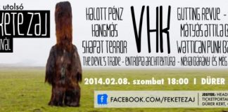 Téli Fekete Zaj Fesztivál a Dürer Kertben feketezaj flyer 20140116
