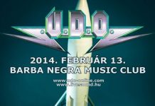U.D.O. koncert: heavy metal magasiskola a Barba Negrában flyer udo 1