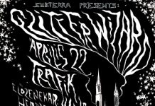 Glitter Wizard (USA), Headbengs, Gustave Tiger a Trafik Klubban glitter-wizard-flyer 20140419
