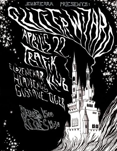Glitter Wizard (USA), Headbengs, Gustave Tiger a Trafik Klubban glitter-wizard-flyer 20140419