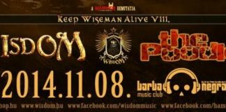 Wisdom – A novemberi Keep Wiseman Alive koncerten a svéd The Poodles lesz a vendég wisdom-flyer 20140529