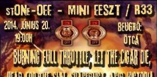 stONe-OFF Mini Fesztivál az R33-ban stONe-OFF-flyer 20140617