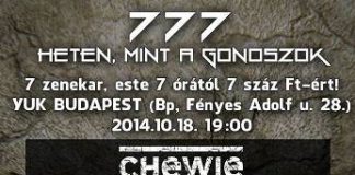 IV. Heten mint a gonoszok fesztivál – Ma este a Yukban heten-flyer 20141018