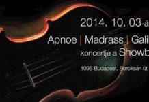 Minőségi mulatság – Különleges hármaskoncert a ShowBarlangban madrass-flyer 20141001