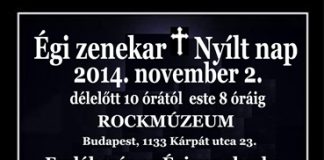 Az Égi zenekar zenészeire emlékeznek a Rockmúzeumban rockmuzeum-flyer 20141030