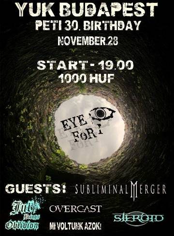 Eye For I – Szülinapi koncert a Yukban eye-for-i-flyer 20141120
