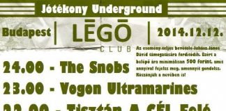 Jótékony Underground – Öt hazai zenekar, egy nemes célért jotekony-flyer 20141202