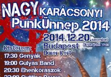 Idén is lesz Punk Karácsony a Dürerben! punkkarácsony 141218