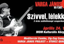Varga János – Szívvel, lélekkel – A MOM-ban ünnepli 60. születésnapját az East legendás gitárosa varga-janos-flyer 20150419