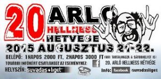 20. Arló Hellness Hétvége – 2015. augusztus 21-22! Helyszín: Suvadásliget arlo-flyer 20150721