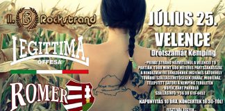 Napfény, vízpart, nemzeti rock a velencei Drótszamár Kempingben drotszamar 20150723