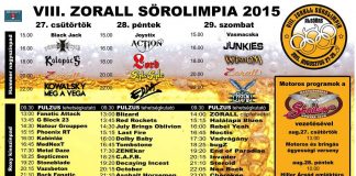 VIII. Zorall Sörolimpia – Elkészült a részletes program zorall-sorolimpia-flyer 20150803