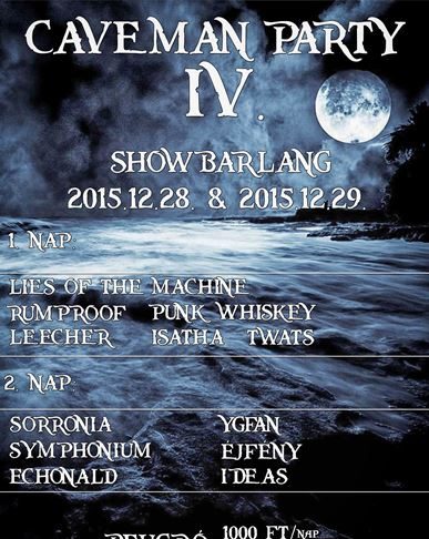 IV. Caveman Party a Showbarlangban – December 28-29. caveman flyer 20151226