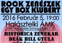 Rockzenészek egy boxklubért box flyer 20160122