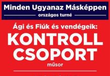 Minden ugyanaz másképpen! Országos turné – Kontroll Csoport dalok és A.E. Bizottság dalok kontroll flyer 20160128