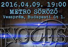 Noctis & End of Paradise a veszprémi Metróban noctis flyer 20160326