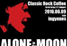 Alone in the Moon akusztik a Classic Rock Coffee-ban alone in the moon flyer 20160520