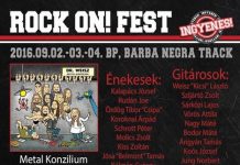 Dr. Weisz – A Rock On! Fest 2016 keretében bemutatásra kerül a Metal Konzílium rock on fest flyer 20160530