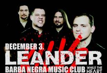 Leander Kills – Pesti nagykoncert december 3-án a Barba Negrában leander kills flyer 20161130