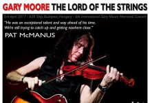 6. Nemzetközi Gary Moore Emlékest – Az északír Pat McManus és zenekara is fellép az emlékesten pat mcmanus flyer 20161231