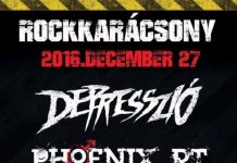 Depresszió, Phoenix RT, Magor, Nova Prospect – RockKarácsony Felvidéken rockkari flyer 20161222