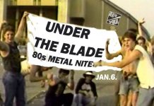 UNDER THE BLADE – 80’s metal nite VOLUME 4. – Beat On The Brat, január 6 beat flyer 20170103
