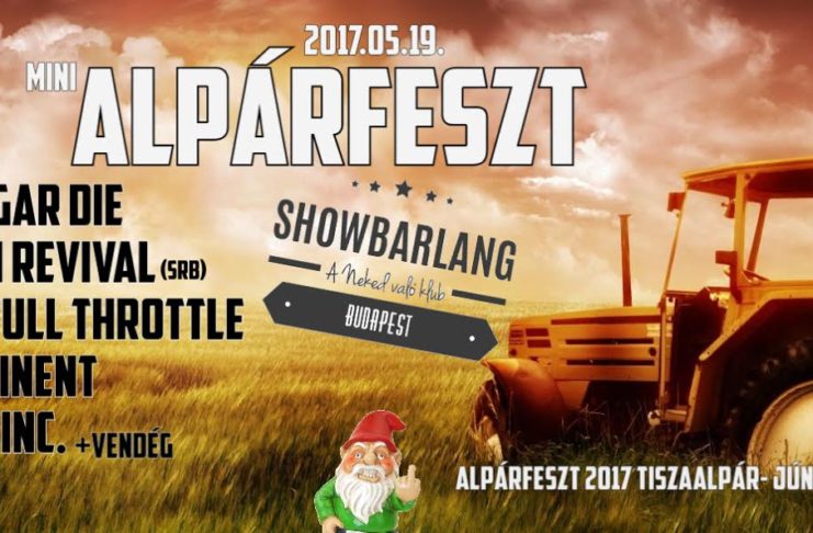 Mini Alpárfeszt holnap a budapesti ShowBarlangban