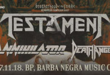 Testament, Annihilator és Death Angel együtt novemberben Budapesten!