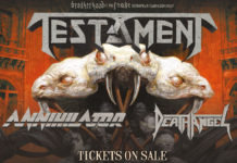 Testament, Annihilator, Death Angel – elindult a jegyértékesítés / találkozz a Testament tagjaival!