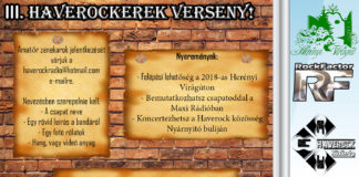 lll. Haverockerek tehetségkutató verseny – Lehet jelentkezni!