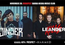 Jinjer – Turnévideo érkezett; november 30-án Budapesten a Leander Kills társaságában!