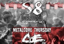 Metalcore Thursday @ S8 Underground Club| Insects | From Void To Abyss (CZ) | The Heart’s Intent (D) | The Cake Is A Lie (D) | Circle Of Execution (CH)