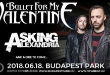 Budapest Park: Jön a Bullet For My Valentine és az Asking Alexandria is