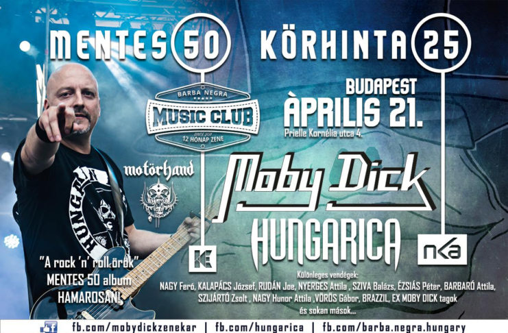 Moby Dick dupla jubileum: Mentes 50 / Körhinta 25