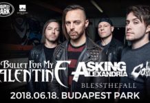 A Caliban és a Blessthefall melegít a Bullet For My Valentine-nak