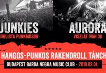 Junkies és Aurora egy színpadon – közös bulit tartanak a jubileumi évet ünneplő zenekarok